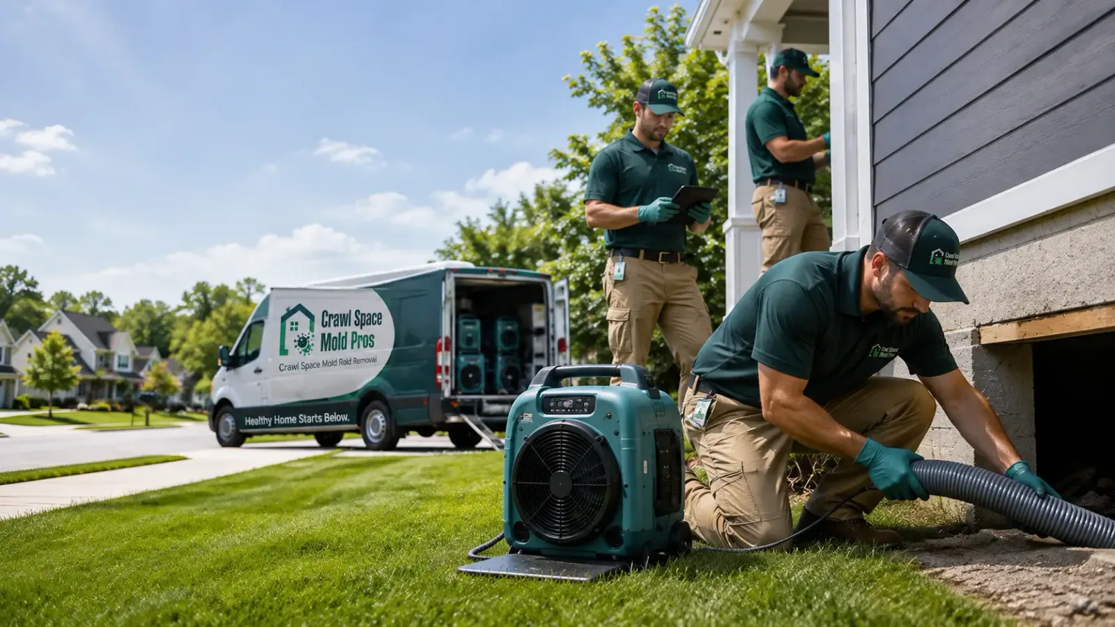 Crawl Space Mold Removal in Central, UT